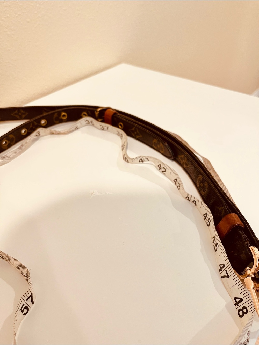 Louis Vuitton Brown Monogram Adjustable Shoulder Strap 47 inch adjustable - Picture 5 of 10